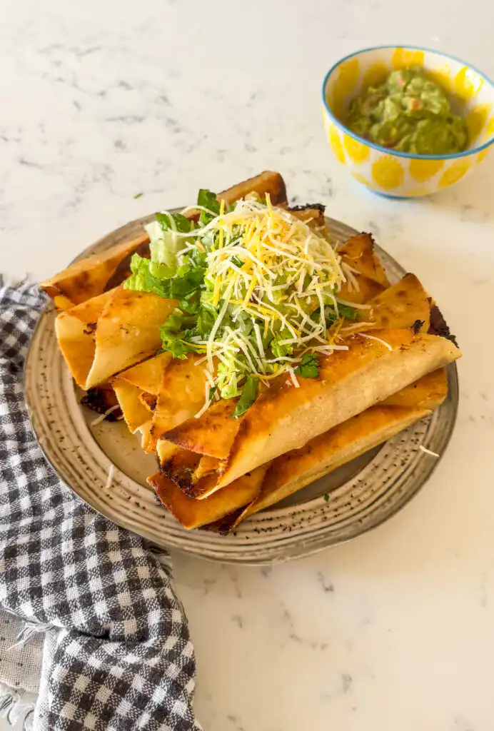 Gluten-Free Chicken Fajita Taquitos