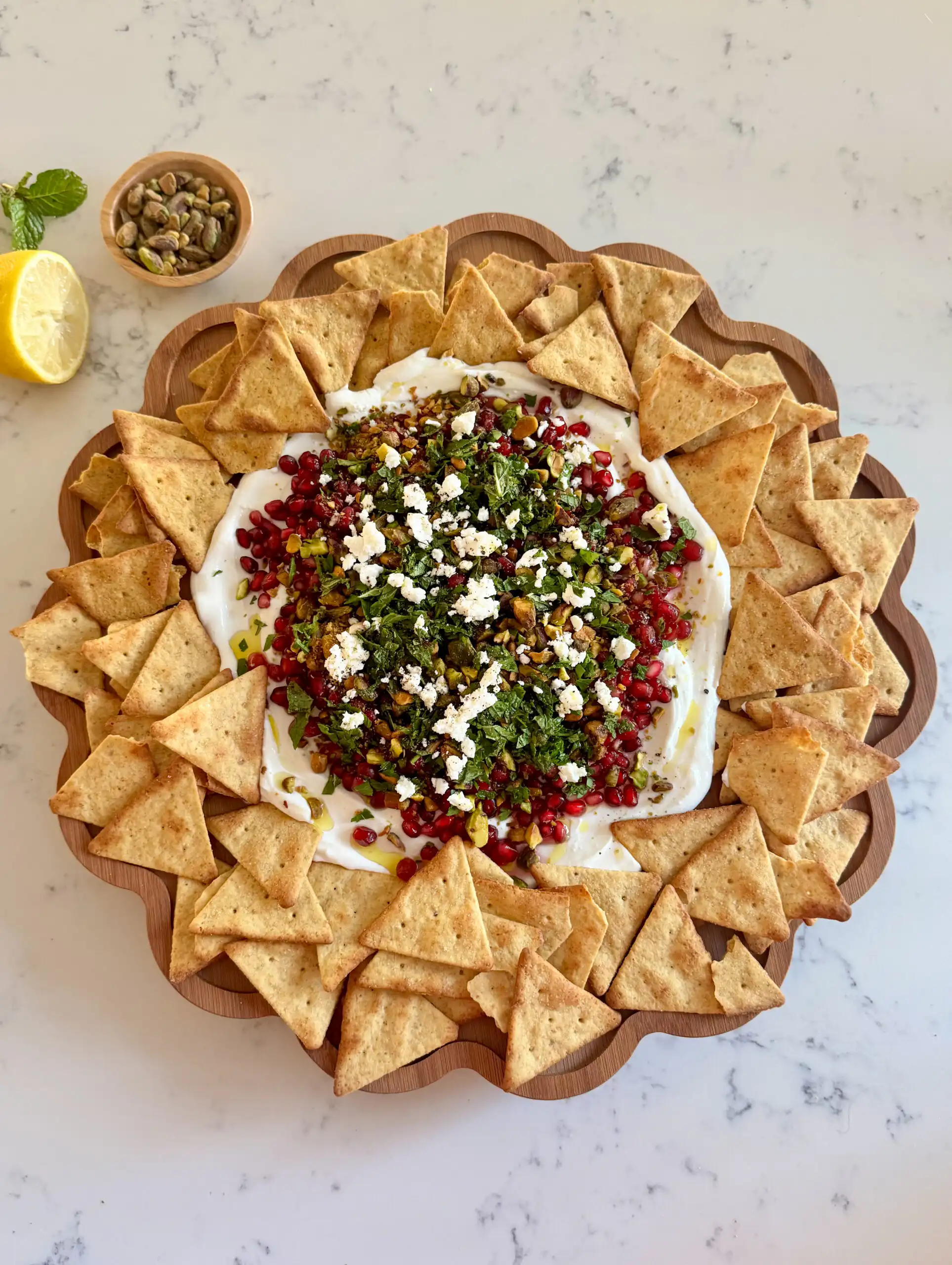 whipped feta appetizer