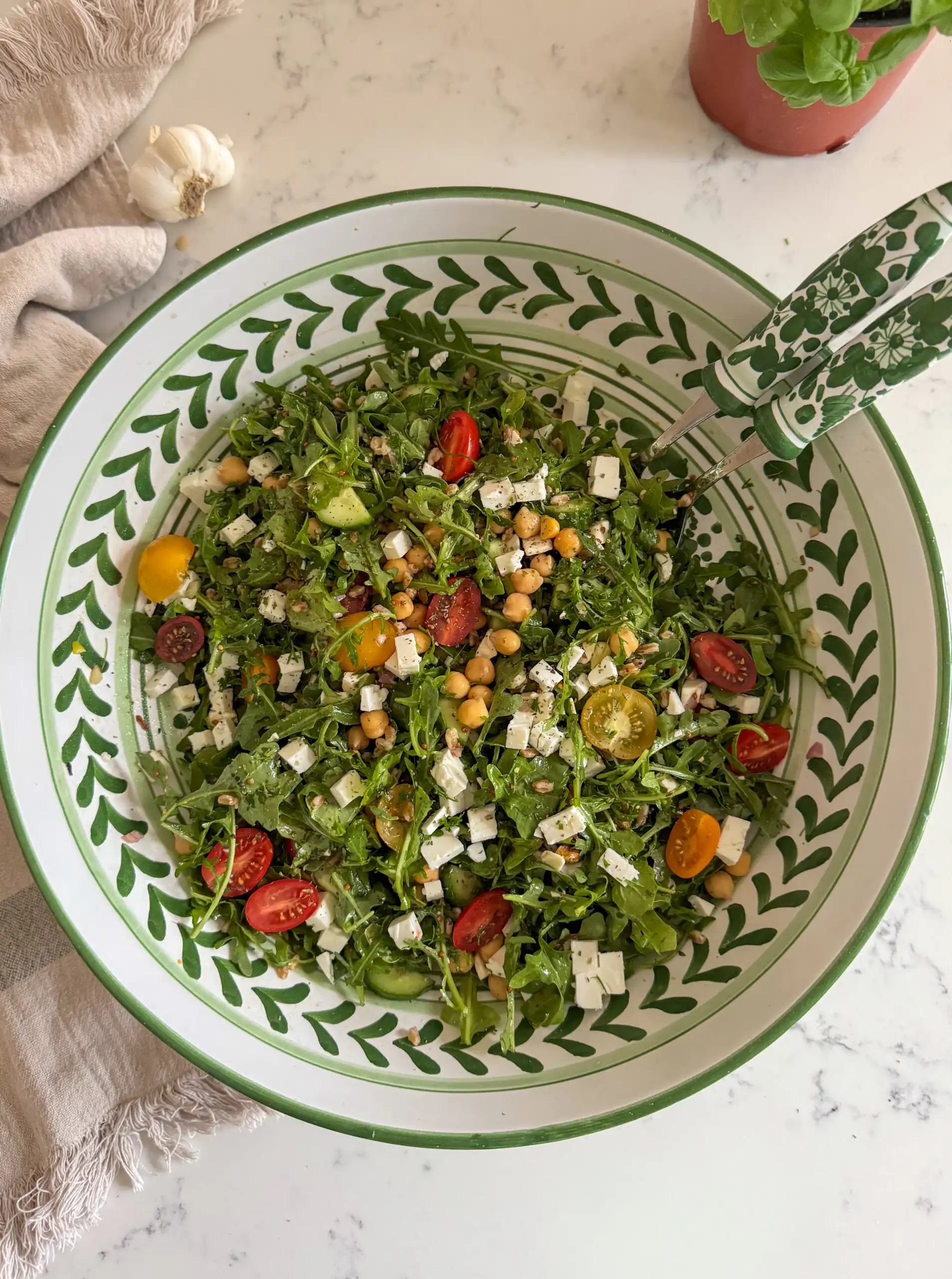 arugula farro salad