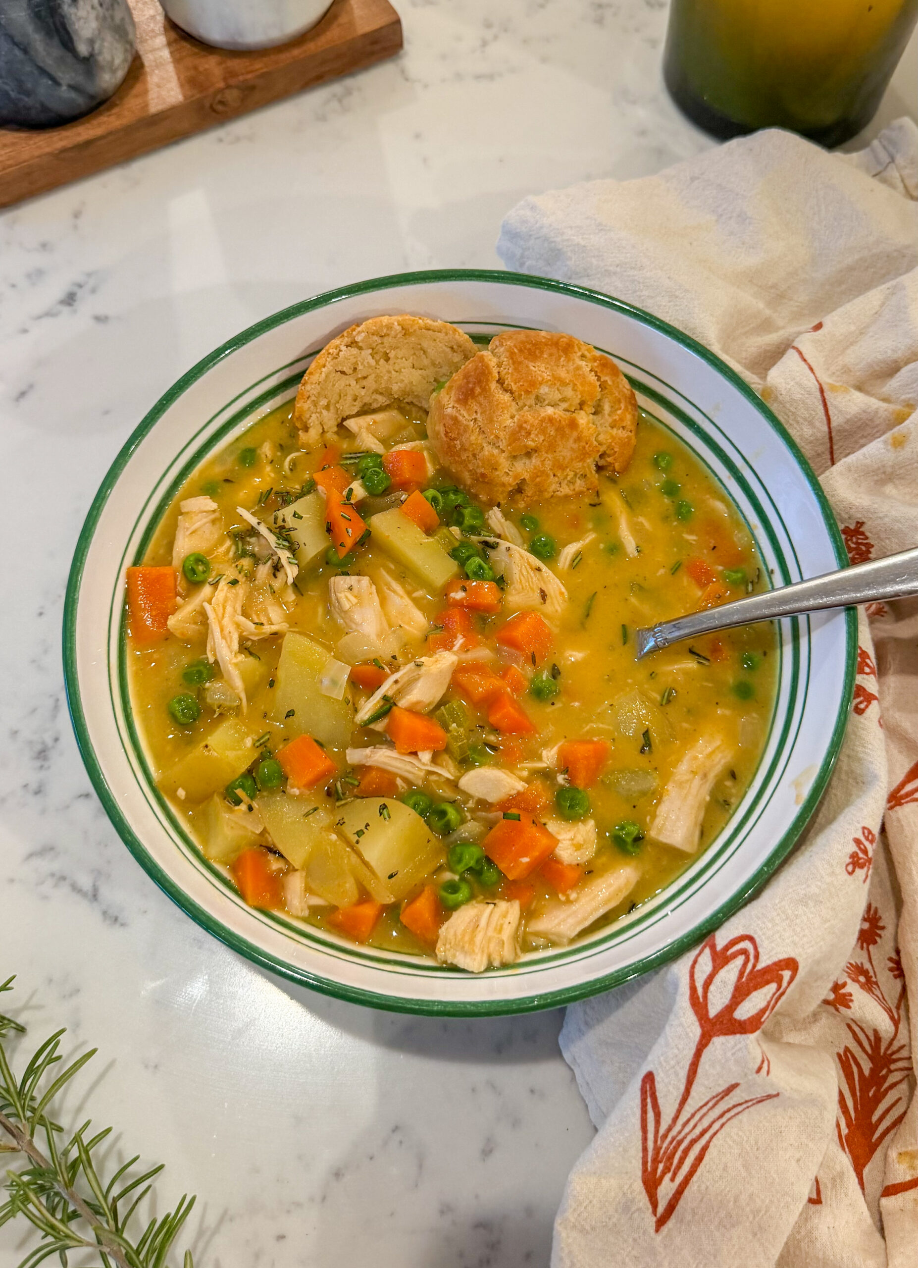 chicken pot pie soup